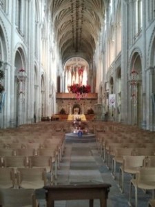 The beautiful cathedral of Norwich