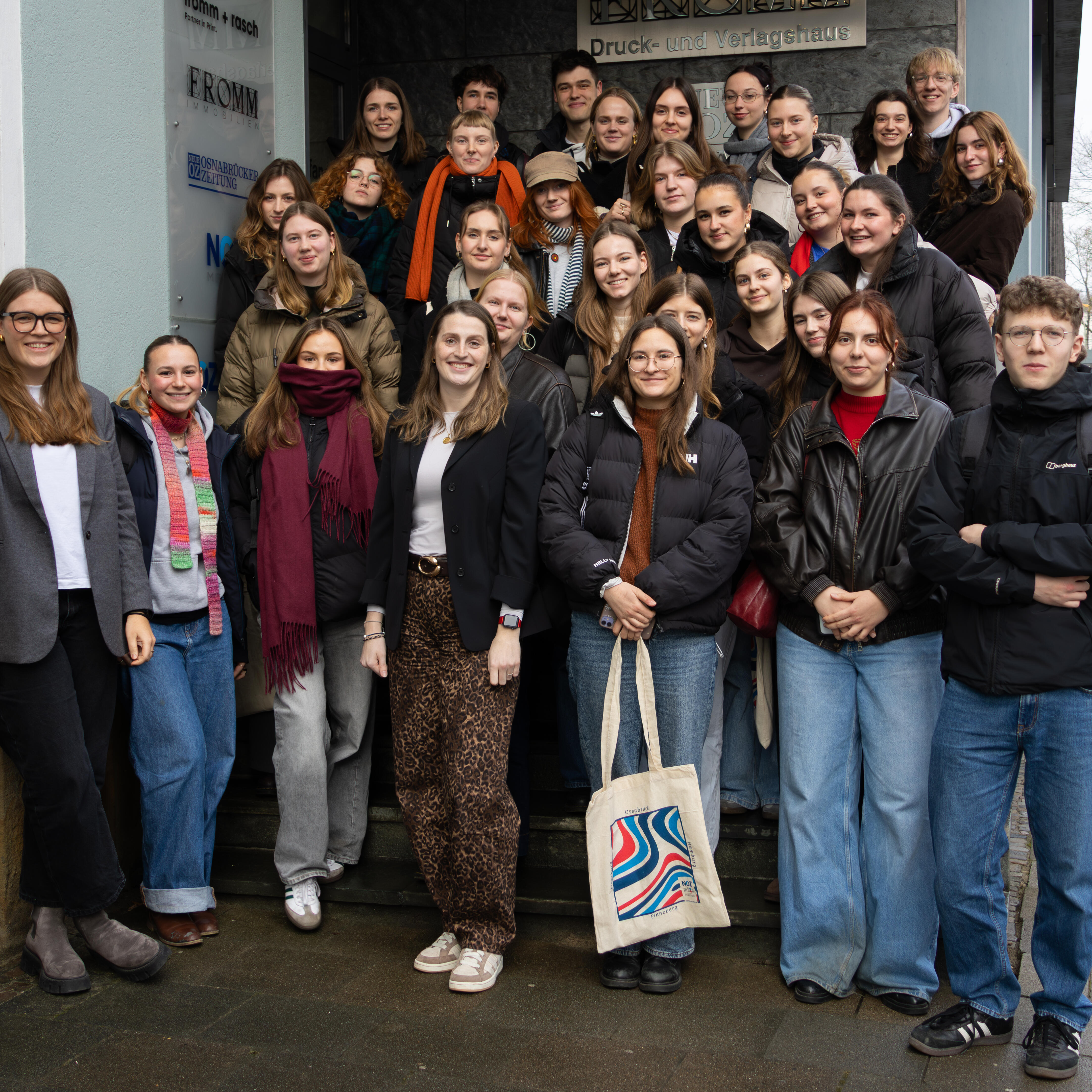 Gruppenfoto der Exkursionsteilnehmenden