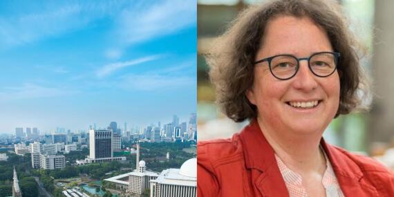 Collage Jakarta und Simone Sinn