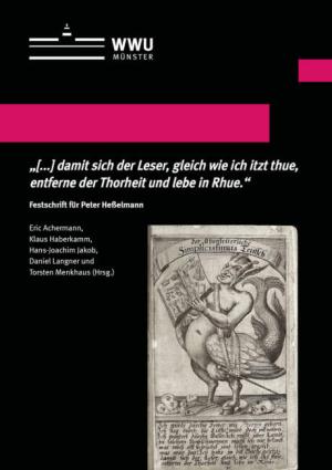 Cover „[...] damit sich der Leser, gleich wie ich itzt thue, entferne der Thorheit und lebe in Rhue .“