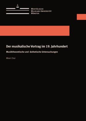 Cover Der musikalische Vortrag im 19. Jahrhundert