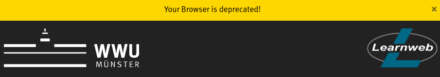 Deprectaed Browser Warning