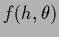 $f(h,\theta)$