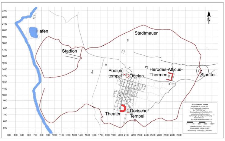 Netzwerk Archaologie Diagonal Projekte Asia Minor Alexandria Troas