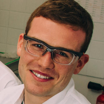 Biochemiedoktorand Fabian Muttach
