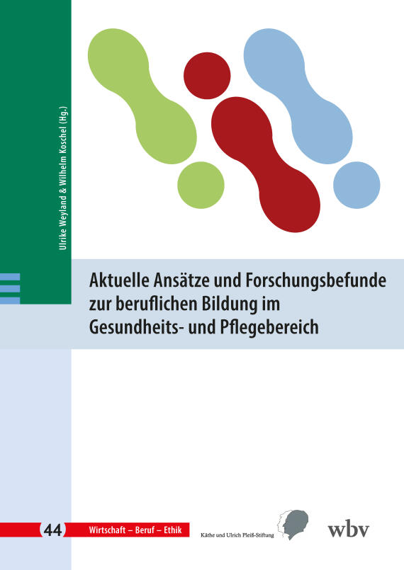 Titelbild Sammelband zur beruflichen Bildung im Gesundheits- und Pflegebereich