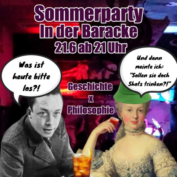 Sommerparty mit der Fachschaft Philosophie 2024