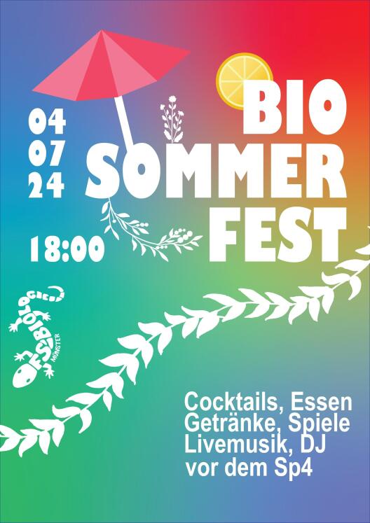 Plakat Sommerfest SoSe24