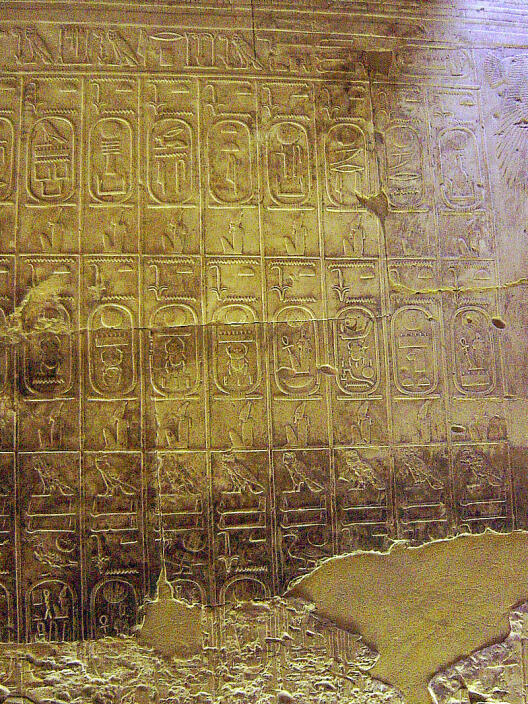 Die Königsliste in Abydos