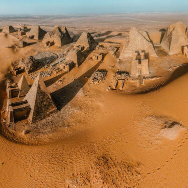 Die Pyramiden des Nordfriedhofes von Meroe