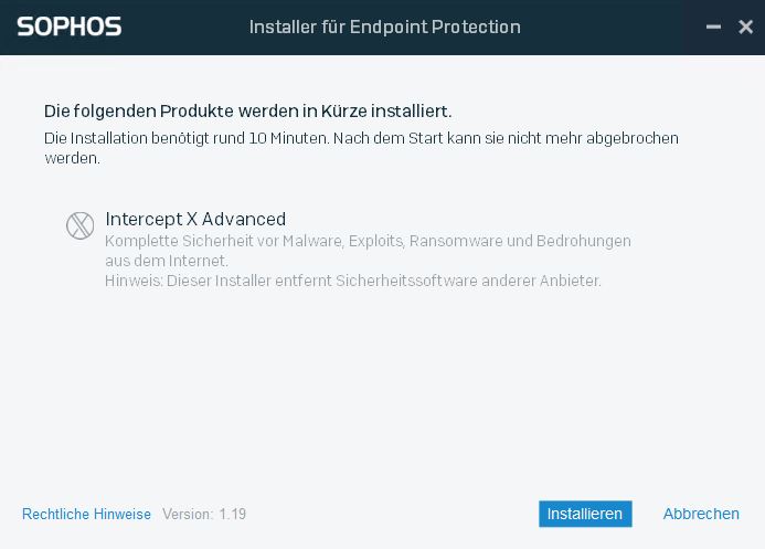 Sophos_install