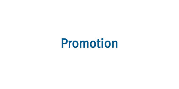 Text: Promotion