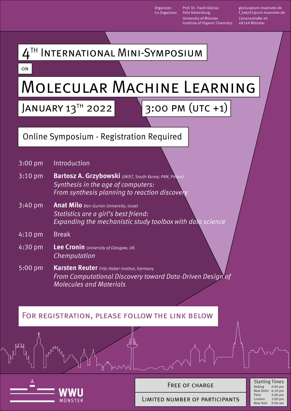 Symposium Molecular Machine Learning (MML)