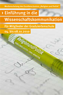 News Graduiertenschule Medienschulung