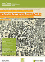 Plakat der Tagung „Golden Leaves and Burned Books“