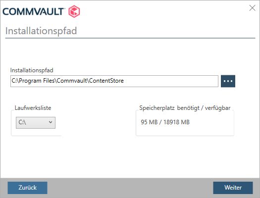 7. Installationspfad auswählen