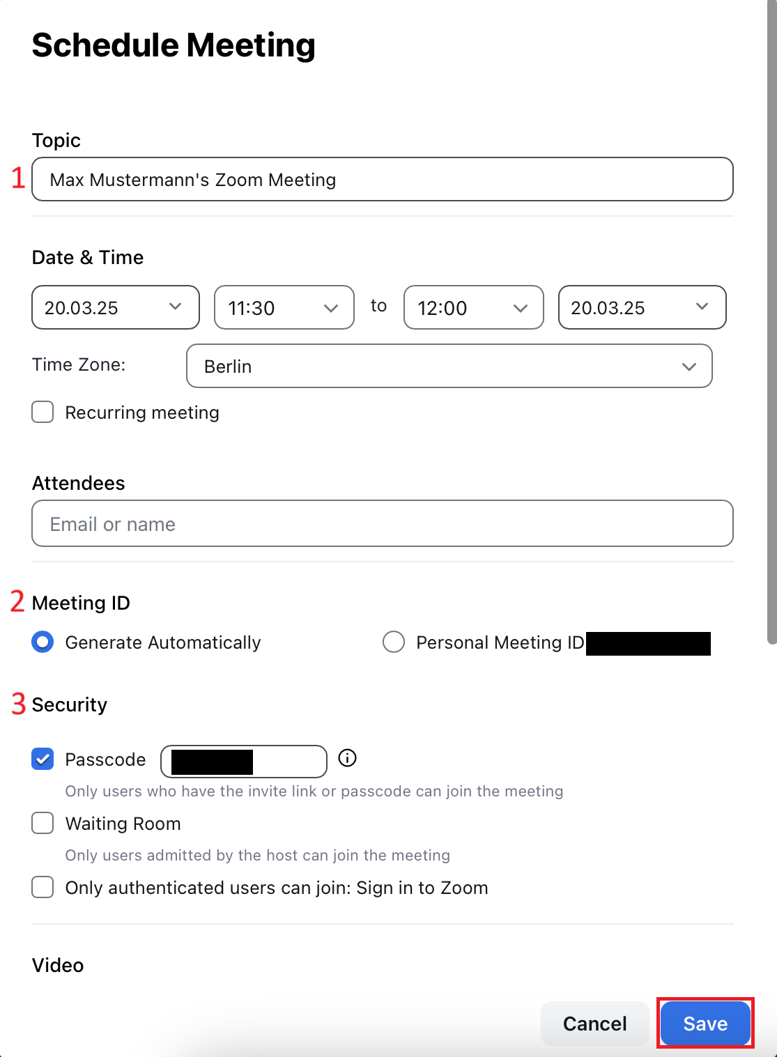 2. Meeting-Settings