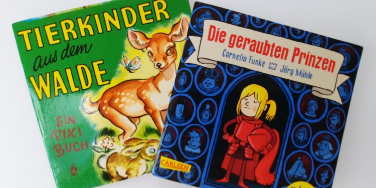 Die Literaturwelt entdecken: Seit mehr als 70 Jahren gibt es die zehn mal zehn Zentimeter großen Pixi-Bücher für Kinder.<address>© WWU - Corinna Norrick-Rühl</address>