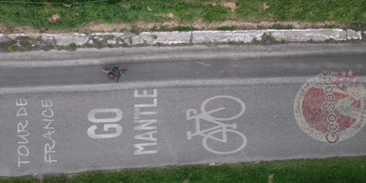 Die Geologie der Tour de France vor Ort auf dem Col d’Issère, Pyrenäen.<address>© Utrecht University</address>