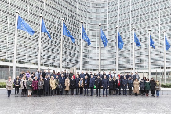 The members of the Ulysses Alliance in Brussels in December 2022.<address>© Óscar Romero</address>