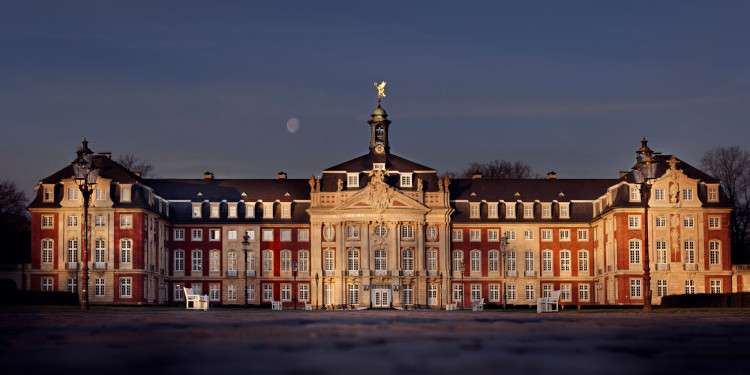 Das Schloss, der Hauptsitz der Universität.<address>© Uni MS - Nike Gais</address>