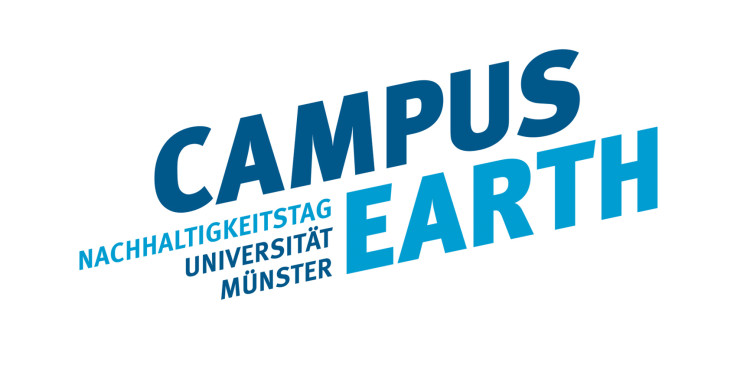 Logo/writing "Campus Earth", Sustainability Day, University of Münster<address>© University of Münster</address>