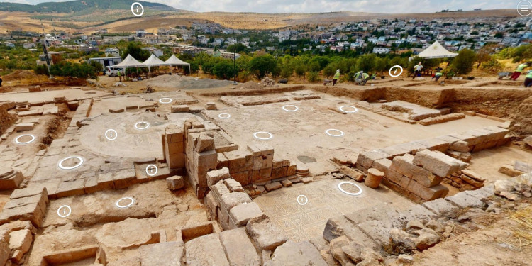 Screenshot der VR-Station.<address>© Forschungsstelle Asia Minor/Doliche Urban Excavations</address>