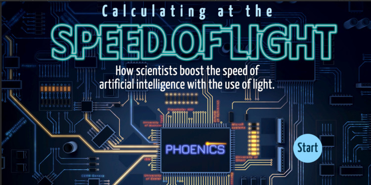 Das Spiel „Calculating at the speed of light“ vermittelt grundlegendes Wissen und kann kostenfrei gespielt werden.<address>© PHOENICS project</address>